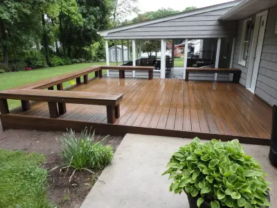 New City Trex Transcend Deck — Roofing & Gutter Services project by Hendo Contracting
