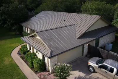 Burford Steel Roofing — Roofing & Gutter Services project by Austin Roofing Contractors