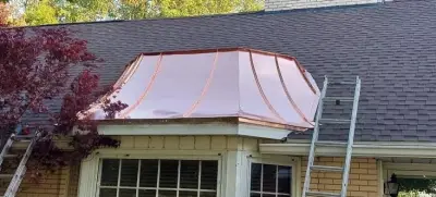 Chicago Copper Window Awnings by Optimal Copper Gutters & Roof Chicago