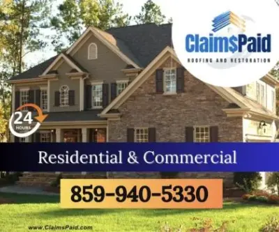 Claims Paid Roofing and Restoration - Roofing & Gutter Services in Lexington, KY