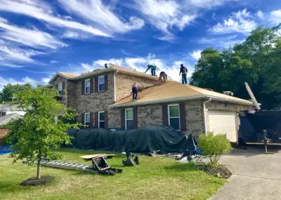 Traditional Two-Level — Roofing & Gutter Services project by Patriot Roofing Company