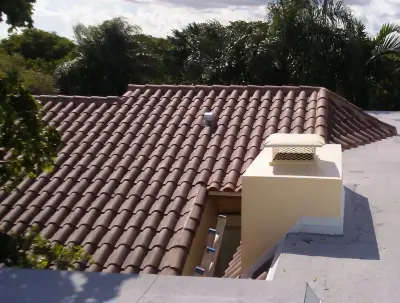 Coffee Fume Blend Clay Roof Tile — Roofing & Gutter Services project by Florida Quality Roofing