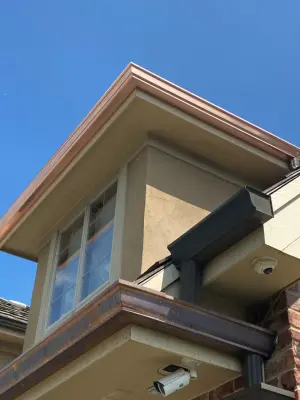 Lake Forest, IL Copper Gutters — Roofing & Gutter Services project by Optimal Copper Gutters & Roof Chicago