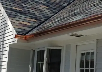 K-style Copper Gutters — Roofing & Gutter Services project by The Brothers That Just Do Gutters