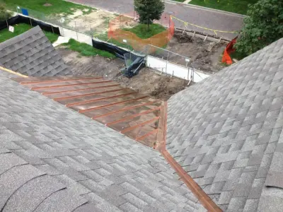 Chicago Copper Flashing — Roofing & Gutter Services project by Optimal Copper Gutters & Roof Chicago