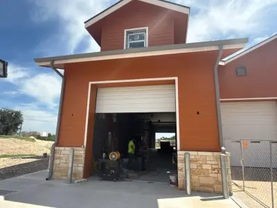 Corrugated Gutters and Downspouts — Roofing & Gutter Services project by Austin Gutter King