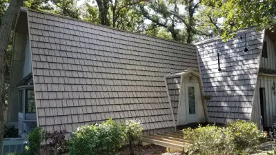 Cedar Steel Shingles A-Frame by EDCO Generations — Roofing & Gutter Services project by Procrafters Roofing