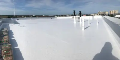 Gaco Flat Roof — Roofing & Gutter Services project by Patriot Roofing Company