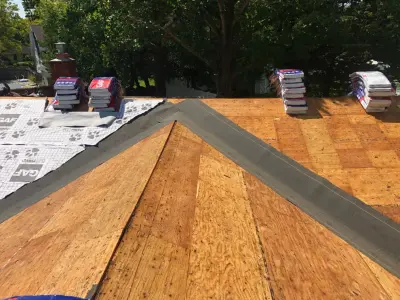 GAF Timberline Charcoal Roof Installation and Replacement — Roofing & Gutter Services project by Euro Construction Group LLC
