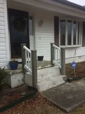 Handrail Installation — Roofing & Gutter Services project by Apex Roofing And Remodeling, LLC