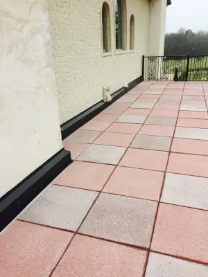 Hanover Paver/Sika Sarnafil roofing project — Roofing & Gutter Services project by R W Stokes Enterprises