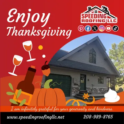 Joyful Thanksgiving Celebration — Roofing & Gutter Services project by Speeding Roofing LLC