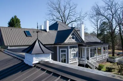 Hogan House Historic Metal Roof Replacement — Roofing & Gutter Services project by Precision Roofers, LLC
