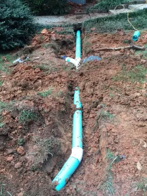 Subsurface Drainage — Roofing & Gutter Services project by Right Choice Seamless Gutters