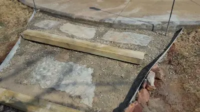 Edmond Oklahoma Water Feature Landscape — Roofing & Gutter Services project by American Roof Scapes