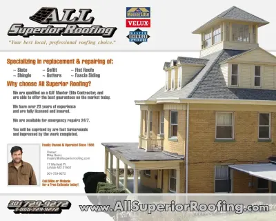 All Superior Roofing - Roofing & Gutter Services in Cumberland, MD