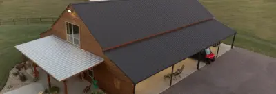 Metal Roof Panels — Roofing & Gutter Services project by Hollon Roofing