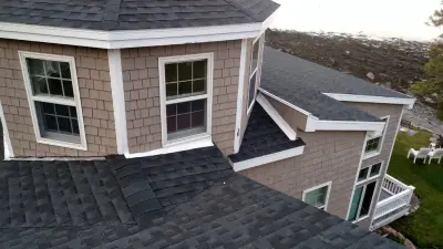 Hancock Point Roof Replacement — Roofing & Gutter Services project by Central Maine Exteriors Inc.