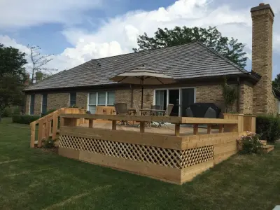 Glenview IL Outdoor Deck Initiative — Roofing & Gutter Services project by A.B. Edward Enterprises, Inc.