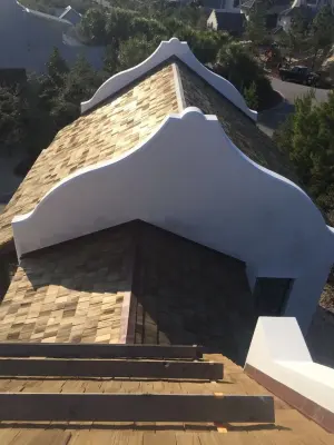 Santa Rosa, FL Private Home - Cedar Shingle Roofing — Roofing & Gutter Services project by Huber & Associates
