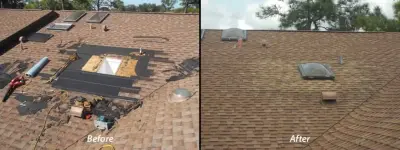 Roof Repair Transformation in Sherman Oaks — Roofing & Gutter Services project by EBA Roofing