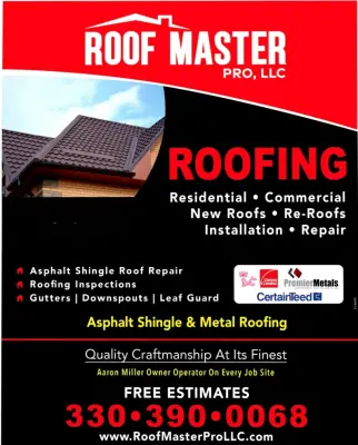 Roof Master PRO LLC - Roofing & Gutter Services in Big Prairie, OH