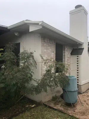 Smooth Aluminum Gutter Installation in Pflugerville, TX — Roofing & Gutter Services project by Gutter Tex
