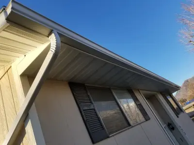 Eavestrough fascia system — Roofing & Gutter Services project by Oasis Rain Gutter And Exteriors