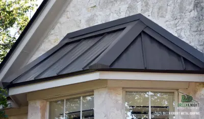 Medium Bronze Standing Seam - Driftwood — Roofing & Gutter Services project by Green Knight Metal Roofing