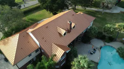 Alvin Texas Standing Seam Metal Roofing — Roofing & Gutter Services project by Houston Metal Roofing Services