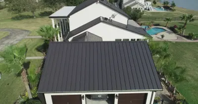 Metal Roof with Standing Seam in Beach City, Texas 2 — Roofing & Gutter Services project by Houston Metal Roofing Services
