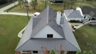 La Porte Texas Metal Roof with Standing Seams — Roofing & Gutter Services project by Houston Metal Roofing Services
