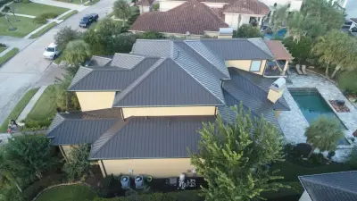 Seabrook Texas Standing Seam Metal Roofing — Roofing & Gutter Services project by Houston Metal Roofing Services