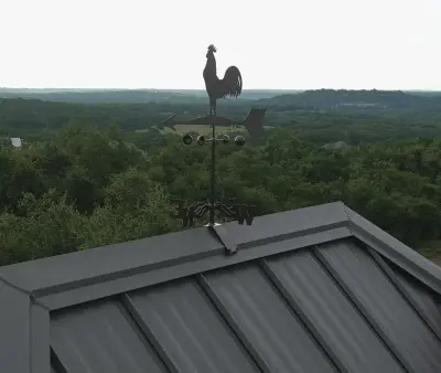 Seamless Standing - TLG Moonstone - Driftwood — Roofing & Gutter Services project by Green Knight Metal Roofing