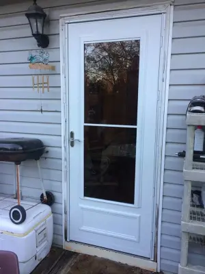 Storm Door Installation — Roofing & Gutter Services project by Apex Roofing And Remodeling, LLC