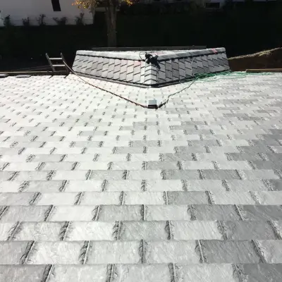 Princeton NJ Synthetic Slate Roofing — Roofing & Gutter Services project by J. Gorski Construction Inc