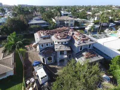 Boca Raton Tile Roofing — Roofing & Gutter Services project by Evans Roofing