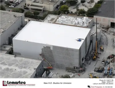 Univision Productions — Roofing & Gutter Services project by Rapid Roofing, Inc