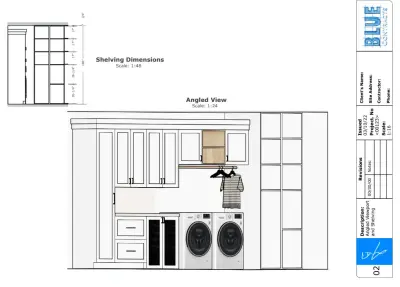 Laundry Room Renovation for the Organization — Design-Build Services project by Blue Contracts LLC