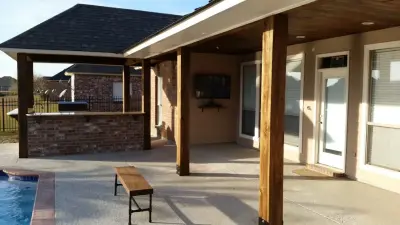 Addis Outdoor Extension — Design-Build Services project by D. Jenks Designs