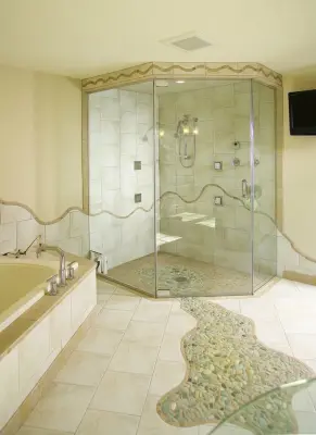 distinctive bathroom renovation — Design-Build Services project by Penn Contractors Inc