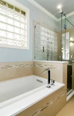 Bush Drive Main Bathroom — Design-Build Services project by Alair Homes Plano