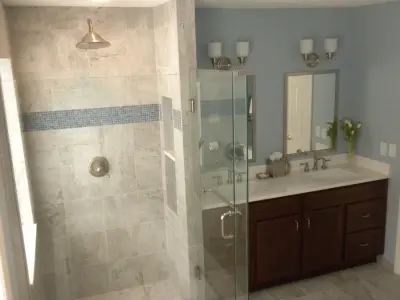 Clive Bathroom Renovation — Design-Build Services project by Red House Remodeling