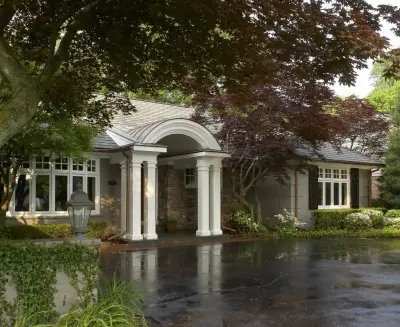 Grosse Pointe Farms, MI Country Club Drive Exterior Renovation — Design-Build Services project by MainStreet Design Build