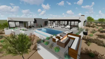 Tailored Residence in Stone Canyon — Design-Build Services project by Calisto Homes
