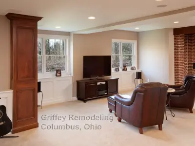 Basement Renovation in Dublin, Ohio by Griffey Remodeling