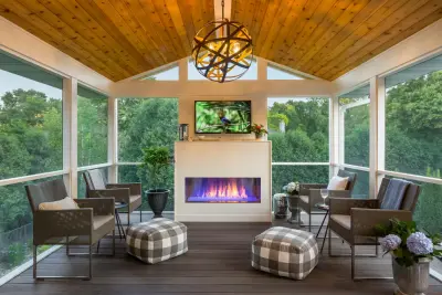 Edina Porch Renovation — Design-Build Services project by Quartersawn Design Build