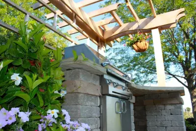 Alfresco Living Area with Barbecue Station — Design-Build Services project by Surroundings By Natureworks