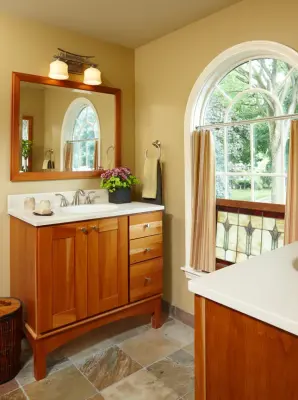 Birmingham, MI Dual Master Bathroom for Him and Her — Design-Build Services project by MainStreet Design Build