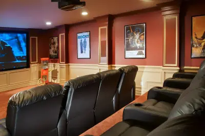 Residential Cinema — Design-Build Services project by Creative Design Construction, Inc.